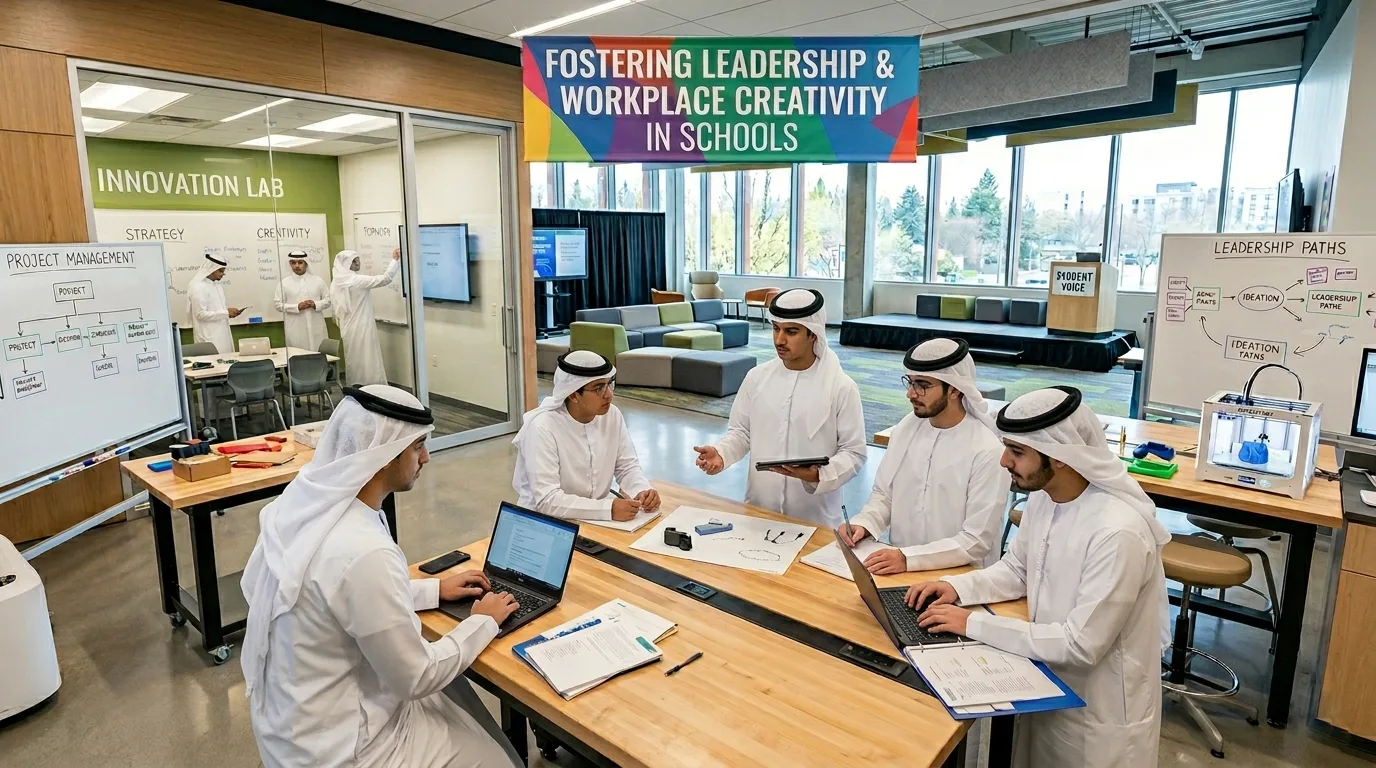  Modern educational environment supporting leadership and workplace creativity in schools 